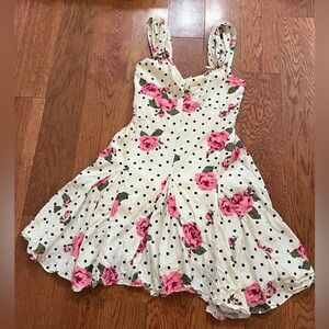 LPA Samie Mini Dress in Dotty Rose